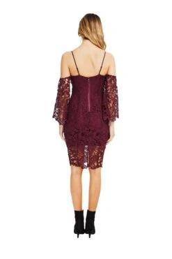 Giselle Lace Dress -Dresses Sales Store ACDR94688 WINE 03