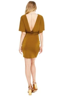 Haley Dress -Dresses Sales Store ACDR94796 ANTIQUE GOLD 03