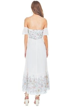 Angelina Dress -Dresses Sales Store ACDR95022 BLUSH FLORAL BORDER 03