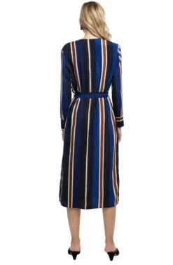 Copy Of Long Sleeve Front Tie Dress -Dresses Sales Store ACDR95335 BLUE STRIPE 03 37780fec d99d 493f b212 85da5c504231