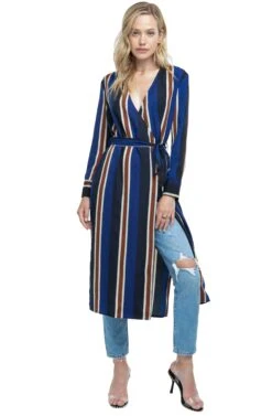 Copy Of Long Sleeve Front Tie Dress -Dresses Sales Store ACDR95335 BLUE STRIPE 04 80c756ca 8c7f 4974 a453 3efd76078820
