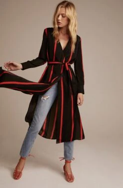 Copy Of Long Sleeve Front Tie Dress