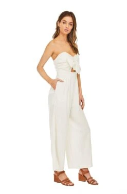 Mara Natural Linen Blend Jumpsuit -Dresses Sales Store ACP6366 NATURAL 02 0bfb8e60 4d47 41d3 bc4e 332087413651