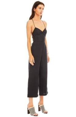 Leighton Jumpsuit -Dresses Sales Store ACP6442 BLACK 02