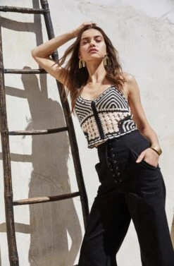 Teagan Pant -Dresses Sales Store ACP6448 BLACK 05