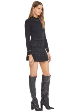 Cece Skort -Dresses Sales Store ACP7012 BLACK OUT 02