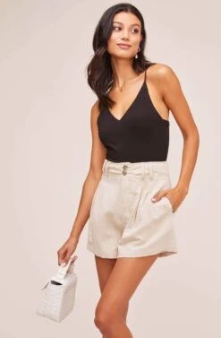 Sophia Shorts -Dresses Sales Store ACP7050 NATURAL 4A