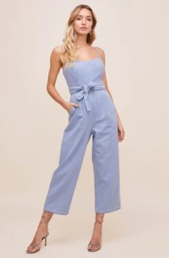 Edie Denim Jumpsuit -Dresses Sales Store ACP7059 LIGHT WASH 2 e329dd68 8502 458b b839 92f430e78494