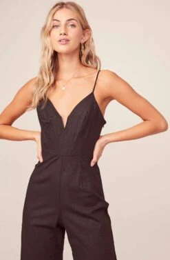 IZZY JUMPSUIT 17 IZZY JUMPSUIT -Dresses Sales Store ACP7092 BLACK 2AA