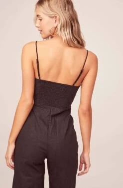 IZZY JUMPSUIT 18 IZZY JUMPSUIT -Dresses Sales Store ACP7092 BLACK 5AA