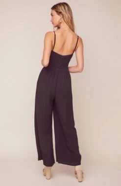 Cicley Wide Leg Jumpsuit -Dresses Sales Store ACP7111 BLACK 2
