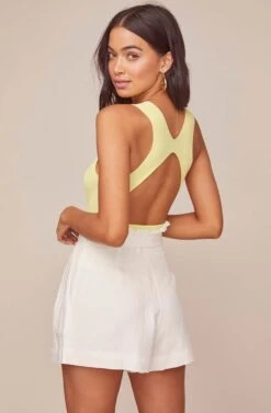 Pacific Pleated Shorts -Dresses Sales Store ACP7113 WHITE 4