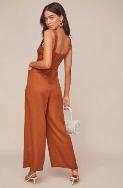 Mirage Wide Leg Jumpsuit -Dresses Sales Store ACP7117 CIDER 3