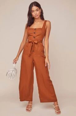 Mirage Wide Leg Jumpsuit -Dresses Sales Store ACP7117 CIDER 5