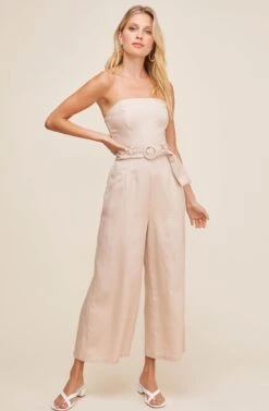 Kona Strapless Jumpsuit -Dresses Sales Store ACP7128B NATURAL 1