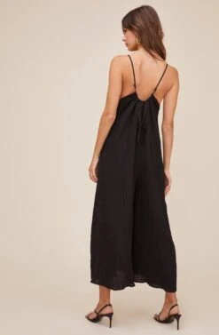Suraya Wide Leg Jumpsuit -Dresses Sales Store ACP7140 BLACK 4