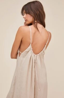 Suraya Wide Leg Jumpsuit -Dresses Sales Store ACP7140 SAND 4