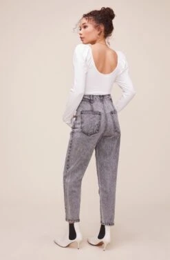 Perfectly Pleated Jean -Dresses Sales Store ACP7184 ASPHALT 6