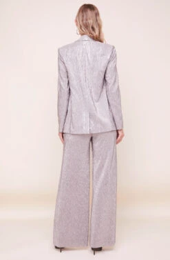 Aileen Wide Leg Plisse Pant -Dresses Sales Store ACP7192 PEWTER 8