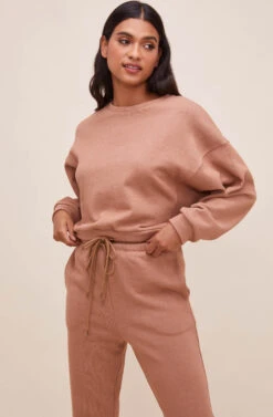 Staying In Sweatpants -Dresses Sales Store ACP7198 WASHEDCLAY 2