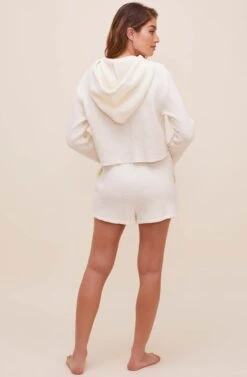 All Tied Up Sweatshorts -Dresses Sales Store ACP7206 IVORY 6