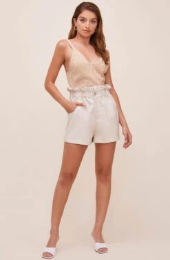 Petunia Faux Leather Shorts