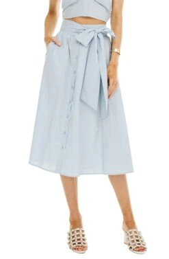 Shayla Midi Skirt -Dresses Sales Store ACS8079 FRENCH BLUE 00