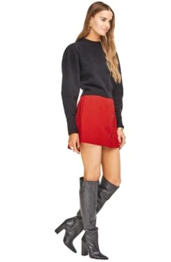 Evan Mini Skirt -Dresses Sales Store ACS900 LIPSTICK RED 02