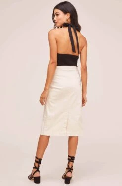 Eileen Midi Skirt -Dresses Sales Store ACS9026 NATURAL 4A