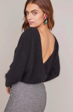 Trina Mini Skirt -Dresses Sales Store ACS9031 BLACK WHITE HOUNDSTOOTH 5A