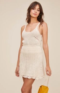 Koa Crochet Skirt -Dresses Sales Store ACS9048 NATURAL 2