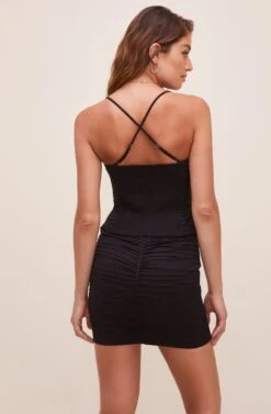 Reanna Pleated Mini Skirt -Dresses Sales Store ACS9060 BLACK 5