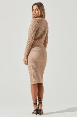 Halsey Crochet Midi Skirt -Dresses Sales Store ACS9084 NATURAL 2
