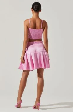 Ellery Ruffle Mini Skirt -Dresses Sales Store ACS9122 PINK 4