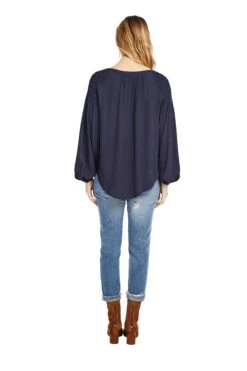 Claudine Top -Dresses Sales Store ACT12387 NAVY 03