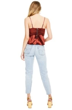 Vanessa Top -Dresses Sales Store ACT12687 RUST 03