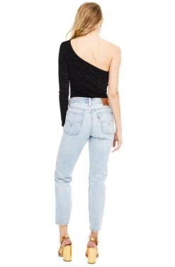 Alina Bodysuit -Dresses Sales Store ACT12829 BLACK SPARKLE 03