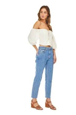 Raelynn Off Shoulder Top -Dresses Sales Store ACT13259 NATURAL 2