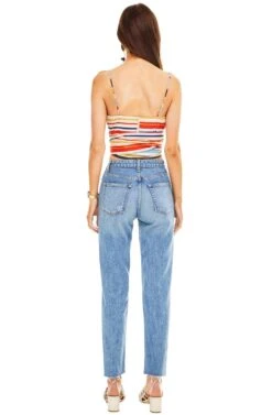 Camille Top -Dresses Sales Store ACT13580 RED BLUE STRIPE 03