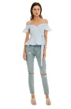 Carly Top -Dresses Sales Store ACT13610 FRENCH BLUE 01 db756f79 3c6d 4bc6 a1da 6c12fca6608c