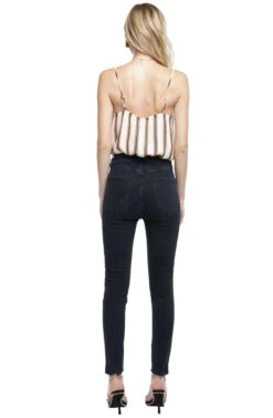 Cowl Cami Bodysuit -Dresses Sales Store ACT15040 IVORY GOLD 03