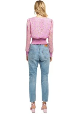 Tatum Floral Top -Dresses Sales Store ACT15288 VIVID VIOLET FLORAL 03 0dd91492 d6cb 458e afcf b78e09c694c0