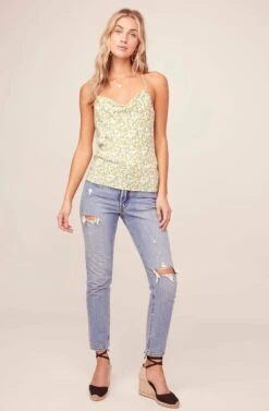 Patti Tank Top -Dresses Sales Store ACT15434B LEMON DROP 1