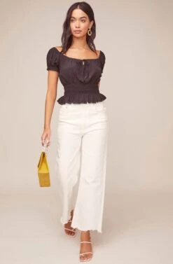 Romy Top -Dresses Sales Store ACT15482 BLACK 1