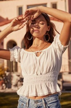 Romy Top -Dresses Sales Store ACT15482 OFF WHITE 9