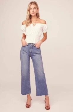 Romy Top -Dresses Sales Store ACT15482 WHITE 5