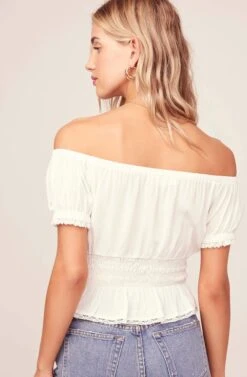 Romy Top -Dresses Sales Store ACT15482 WHITE 8