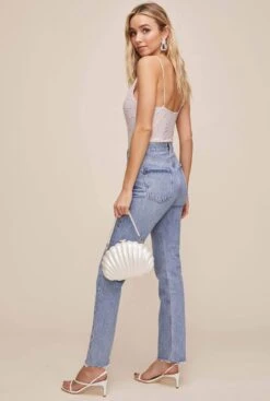 Stardust Embellished Bodysuit -Dresses Sales Store ACT15646 SANDSTONE 4