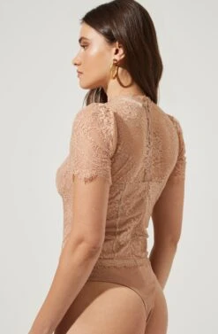 Lacie Bustier Lace Bodysuit -Dresses Sales Store ACT16438 NUDE 6