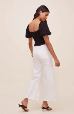 Serafina Sweetheart Neck Top -Dresses Sales Store ACT16466B BLACK 5